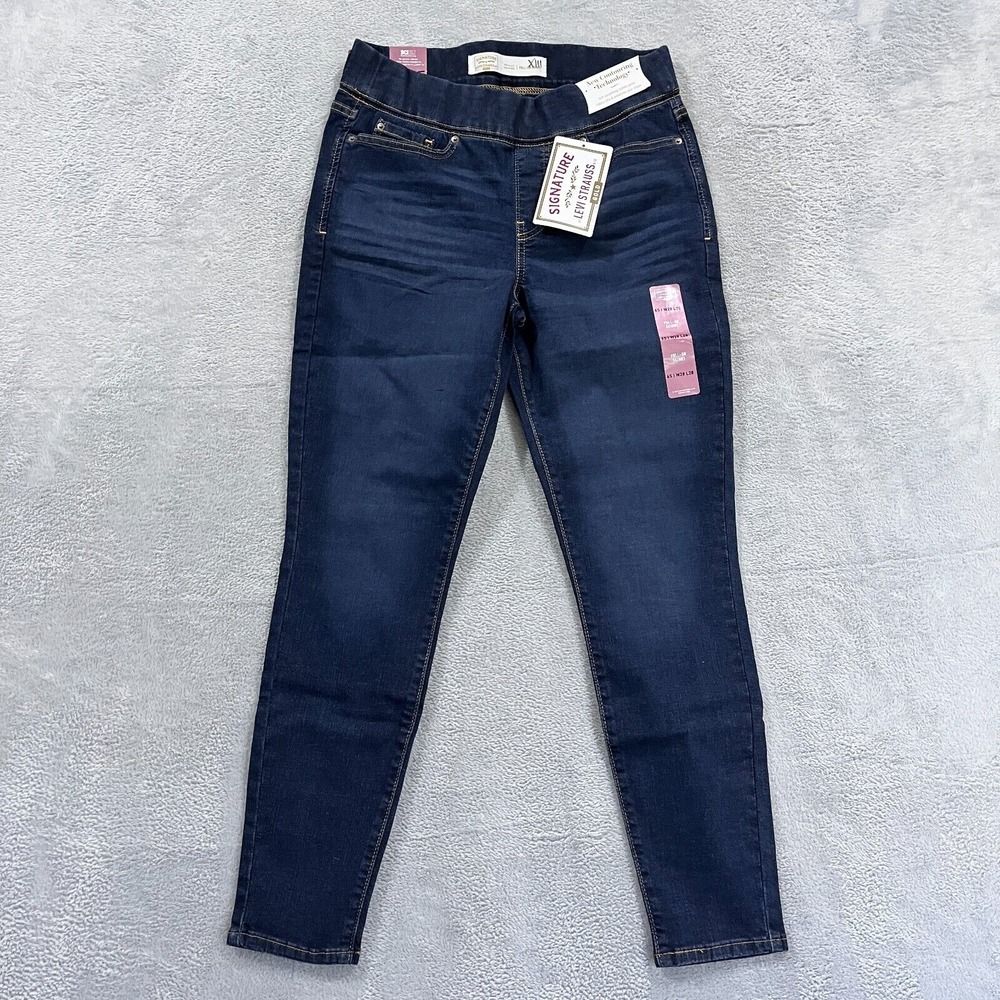 Signature By Levi‎ Strauss Jeans 6S Gold Totally Shaping Pull-on Skinny NWT